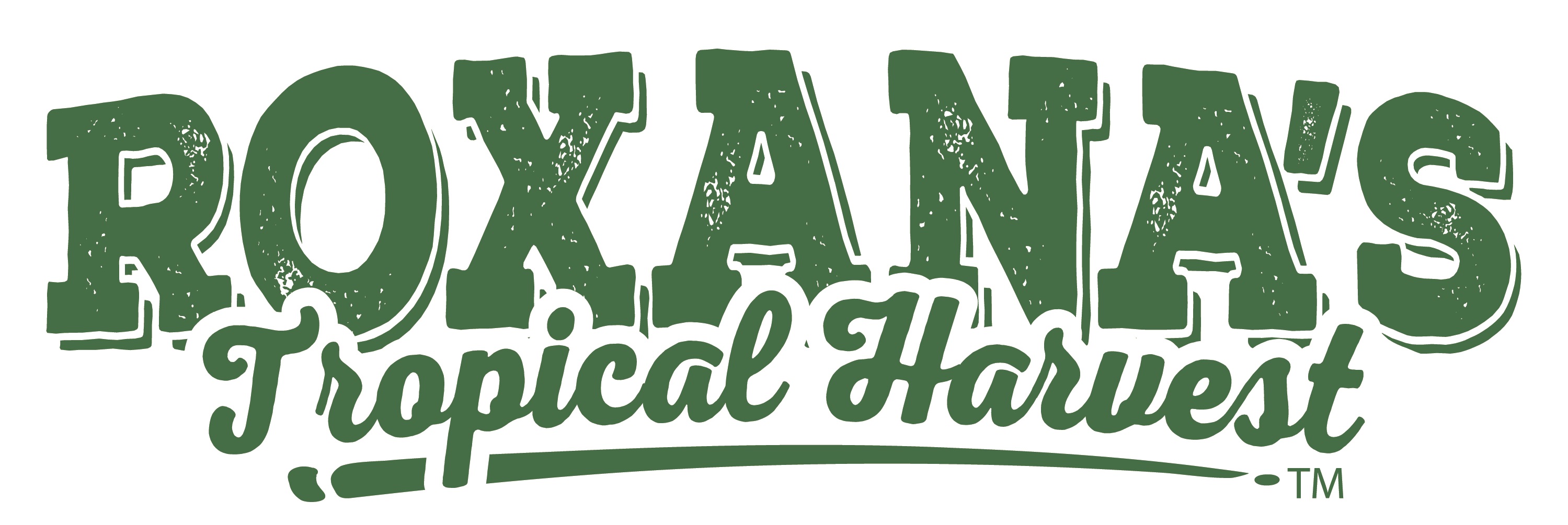 Roxana's Tropical Harvest Logo